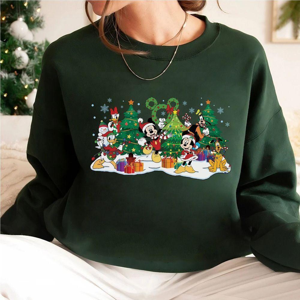 Vintage Mickey And Friends Christmas Tree Vuitino Shirt Vintage Mickey And Friends Christmas Tree Vuitino Shirt